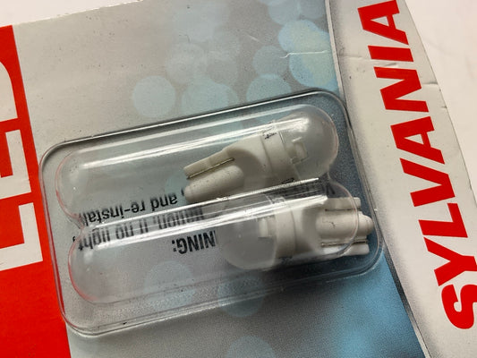 Sylvania 194RSLBP2 RED # 194 LED Light Bulbs, PAIR