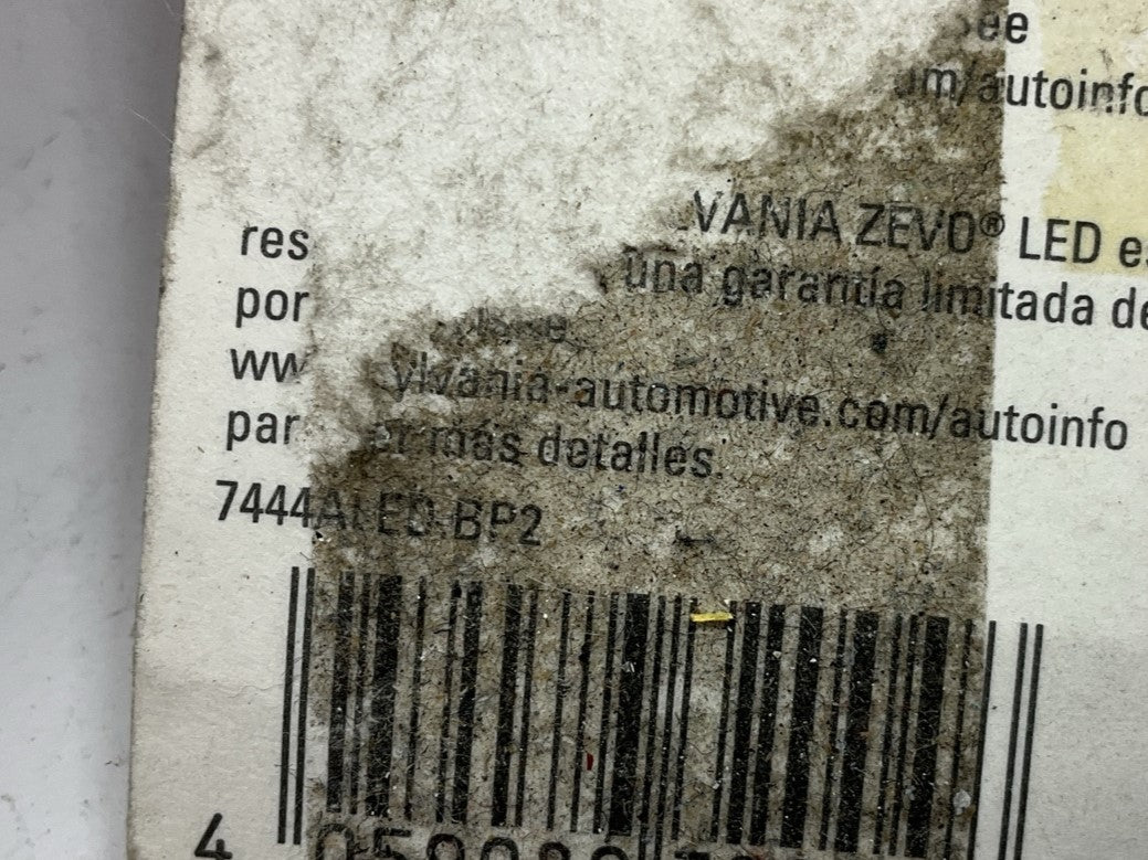 Sylvania 7444ALEDBP2 Zevo AMBER LED Tail Light Lamp Light Bulb 7444A 7443 - PAIR