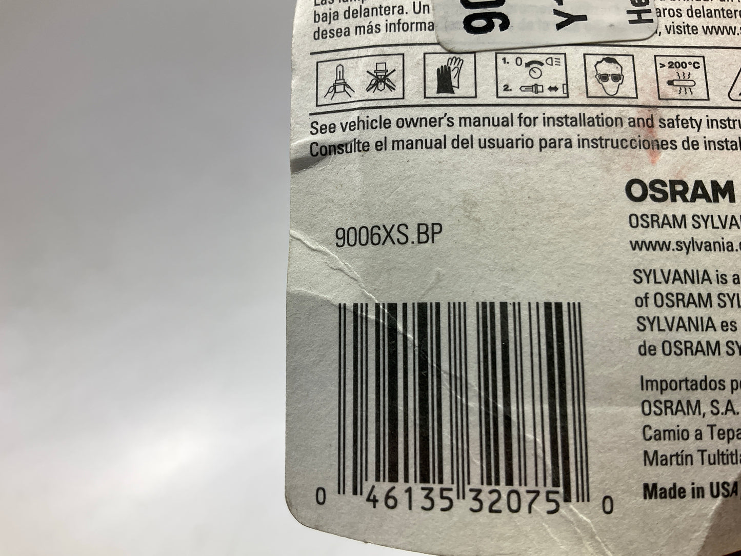 (2) Sylvania 9006XSBP #9006 Basic Headlight Lamp Light Bulb 9006XS 12.8V 55W
