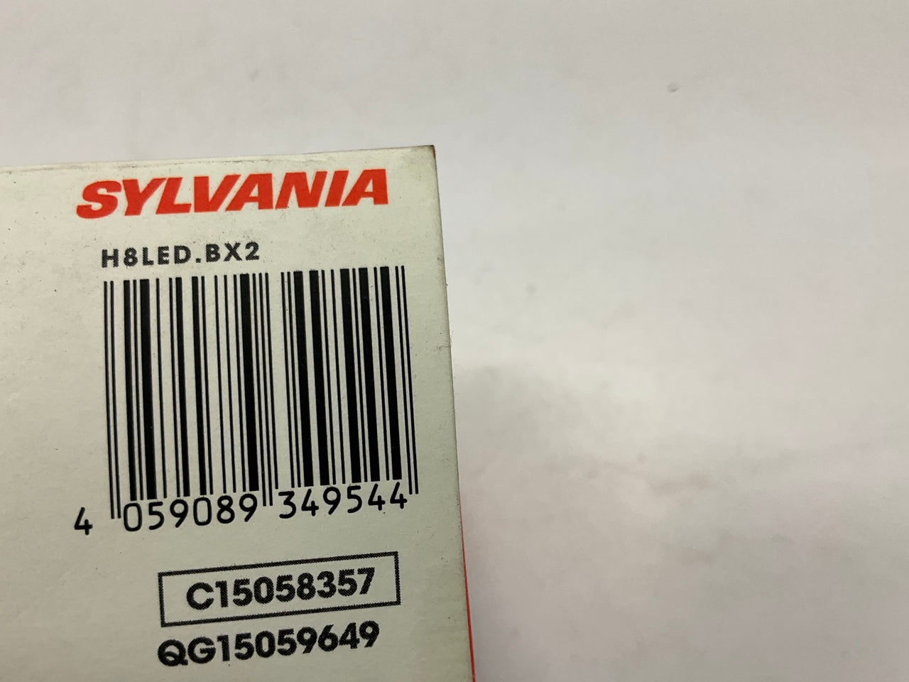 (2) Sylvania H8LED-BX2 Zevo 6000K LED Fog Light Lamp Light Bulbs #H8, #H16 12.8V