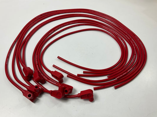 Taylor 73251 Spark Plug Wire Set Spiro Pro 8mm Red 90 Degree Universal 8 Cyl V8
