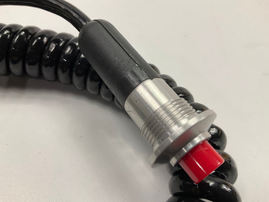 TCI 388400 Spiral Cord Push Button Switch, Momentary, Trans-Brake, 10 Amps