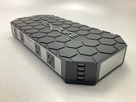 Tech Life TLG1 Professional Power Station Strip, 4 USB Ports , 9 Outlets