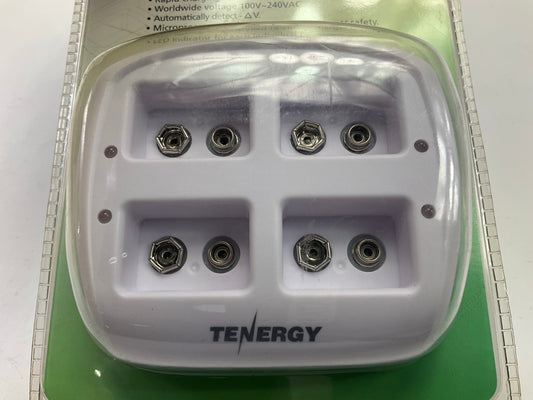 Tenergy TN136 4 Bay 9V Smart Battery Charger For NiMH Rechargeable Battery