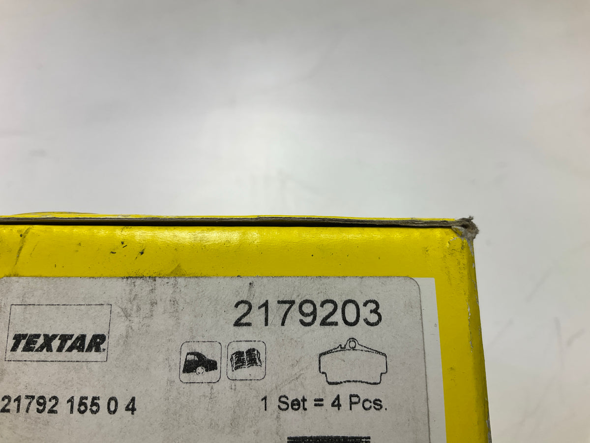 Textar 2179203 Rear Brake Pads For 1999-2008 Porsche 911, 06-12 Cayman