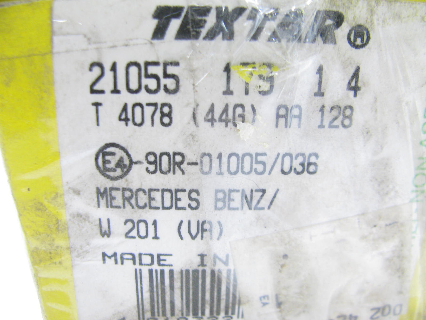 Textar T4078 Front Brake Pads For Various 1984-1993 BMW 3-Series
