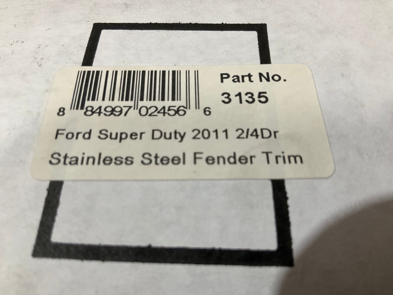 TFP 3135 Stainless Steel Fender Trim Set For 11-16 Ford F-250 F-350 Super Duty