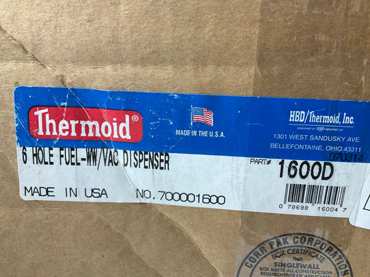 DENTED - Thermoid 1600D BLUE Metal Automotive Hose Dispenser Cabinet 20''x12''x14''