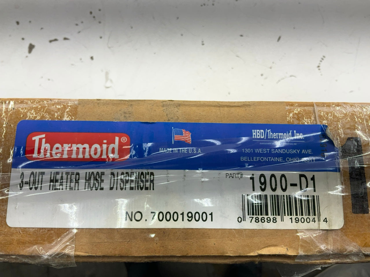 BLUE Thermoid 1900-D1 Heater Hose Merchandiser (Bottom Section Display Only)