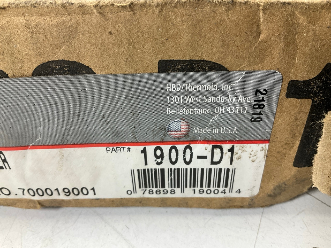 Thermoid 1900-D1 Heater Hose Merchandiser (Bottom Section Display Only)