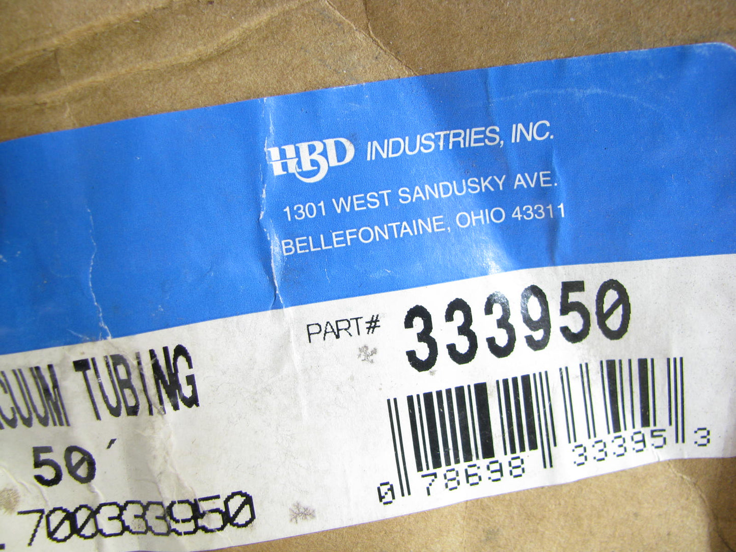 Thermoid 333950 Windshield Wiper Washer Vacuum Tubing - 7/64'' ID X 50' Long