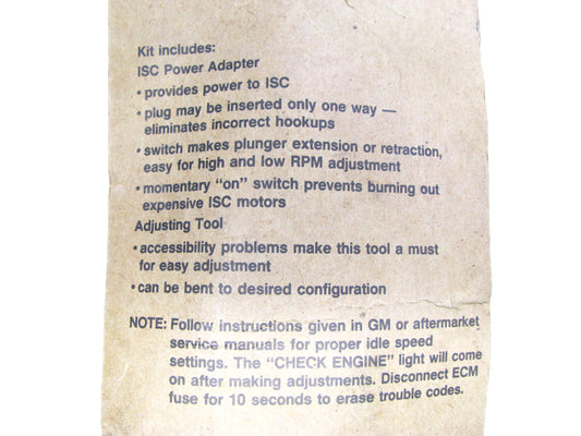 Thexton 363 Vintage Carburetor Idles Speed Adjustment Tools Kit