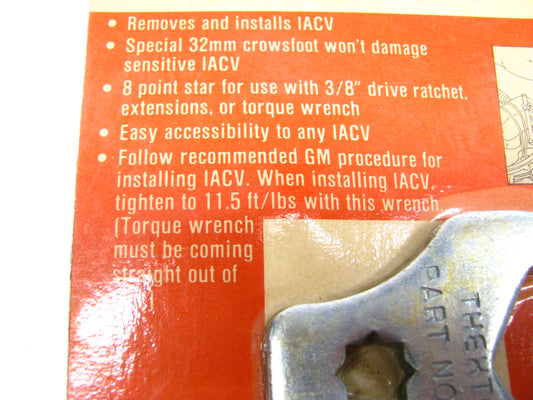 Thexton 369 GM TBI Idle Air Control Valve IACV Wrench 32mm