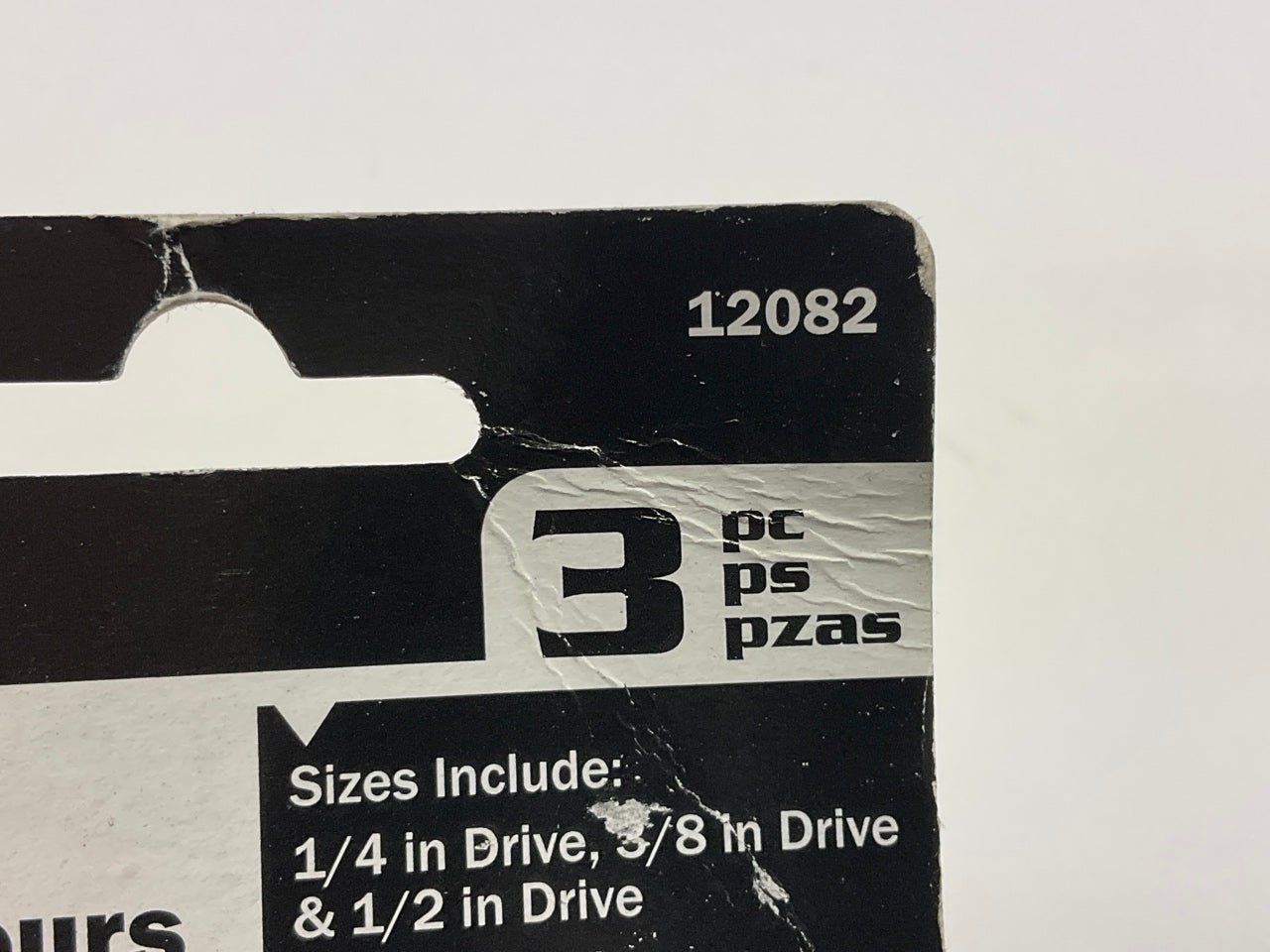 Titan 12082 Hex To Square Impact Socket Adapter Set (3 Pieces)