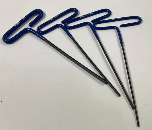 Titan 12769 6-Piece 2 To 6 Mm Metric Dipped Loop T-Handle Hex Key Set