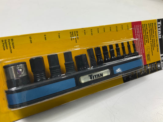 Titan 16038 Metric Hex Impact Bit Set With Bit Holder (13 Pieces)