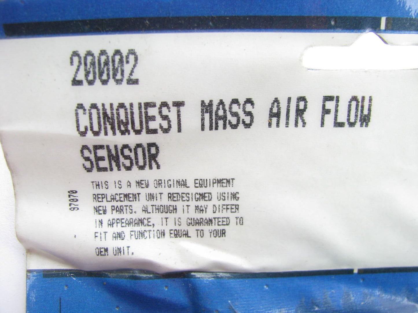 Tomco 20002 Mass Air Flow Sensor Meter MAF