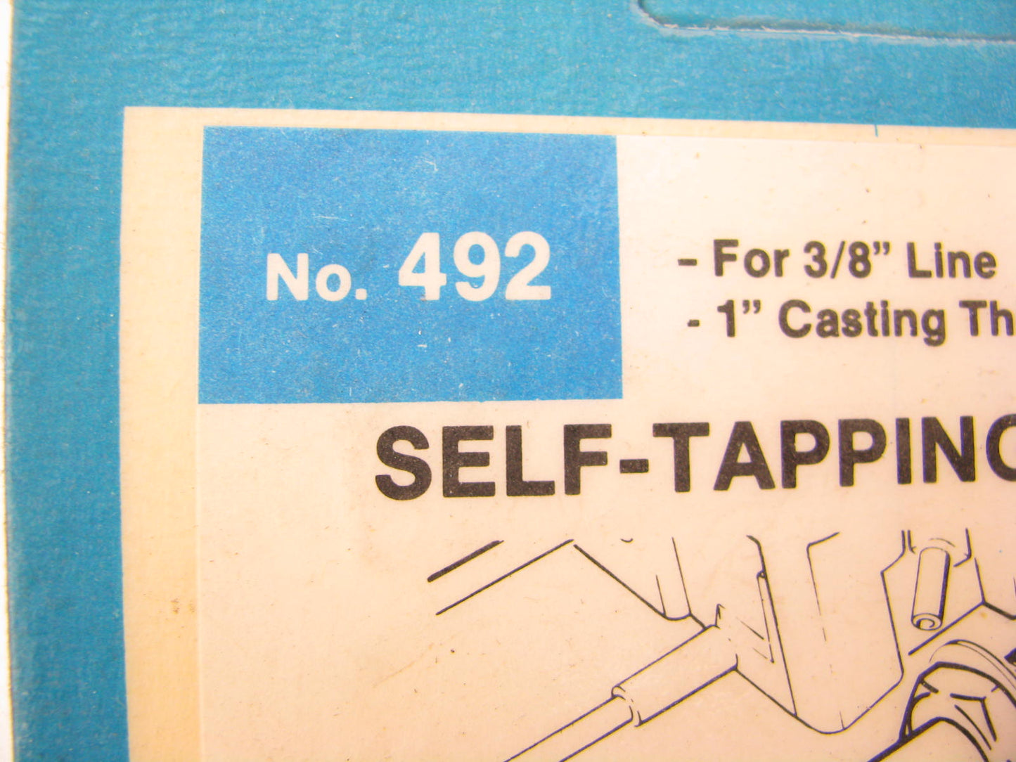 Tomco 492 Carburetor Self-tapping Fuel Fitting For 3/8'' Line X 1'' Inlet