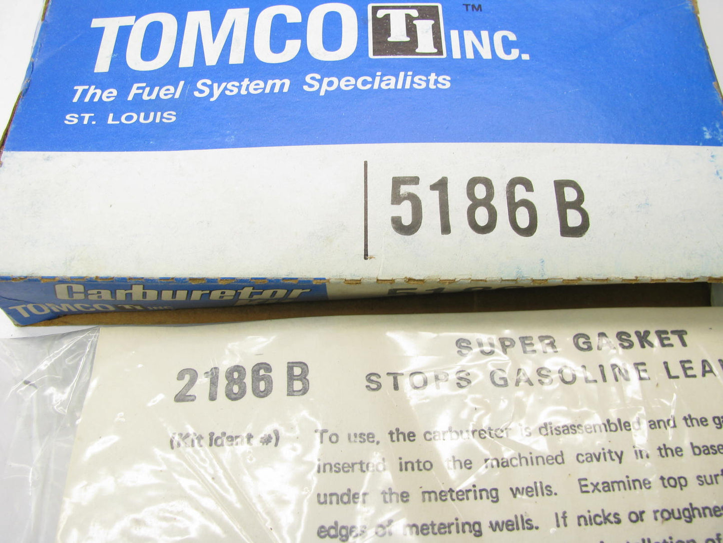 Tomco 5186B Carburetor Rebuild Kit for 1972 GMC Rochester 4-BBL 4MV