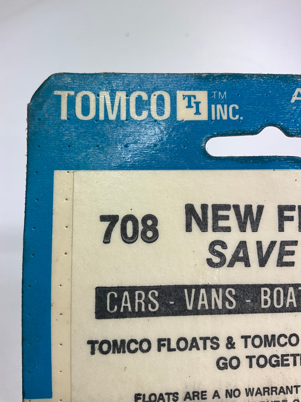 Tomco 708 Carburetor Float For Holley 2300, 4150, 4160 - Replaces Hygrade FL12