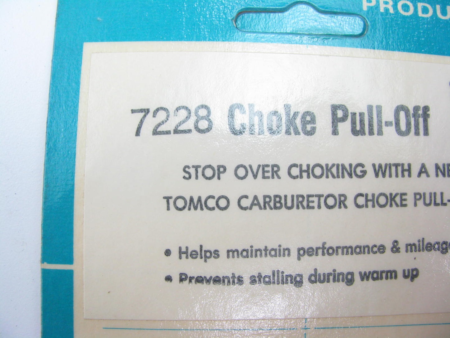 Tomco 7228 Carburetor Choke Pull-Off for 1979-1986 Ford 2700VV 7200VV