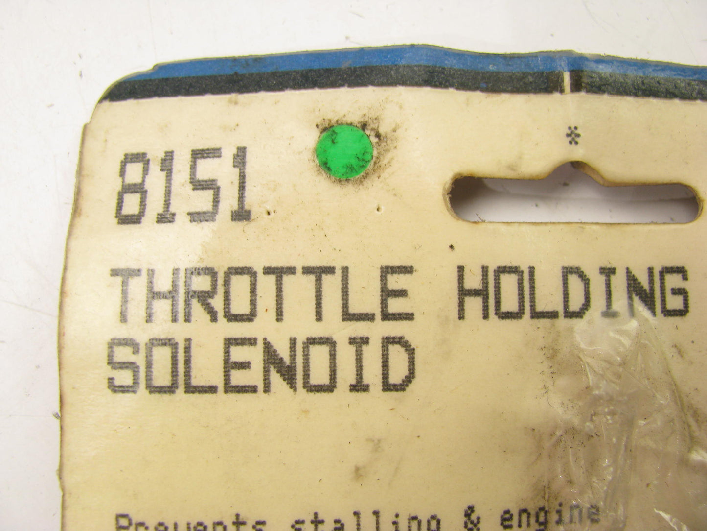 Tomco 8151 Carburetor Idle Stop Solenoid