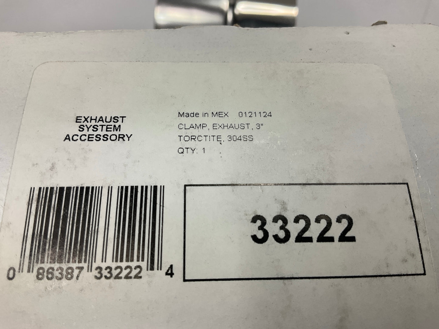 Torctite 33222 3'' Torca Steel Lap Joint Band Exhaust Clamp