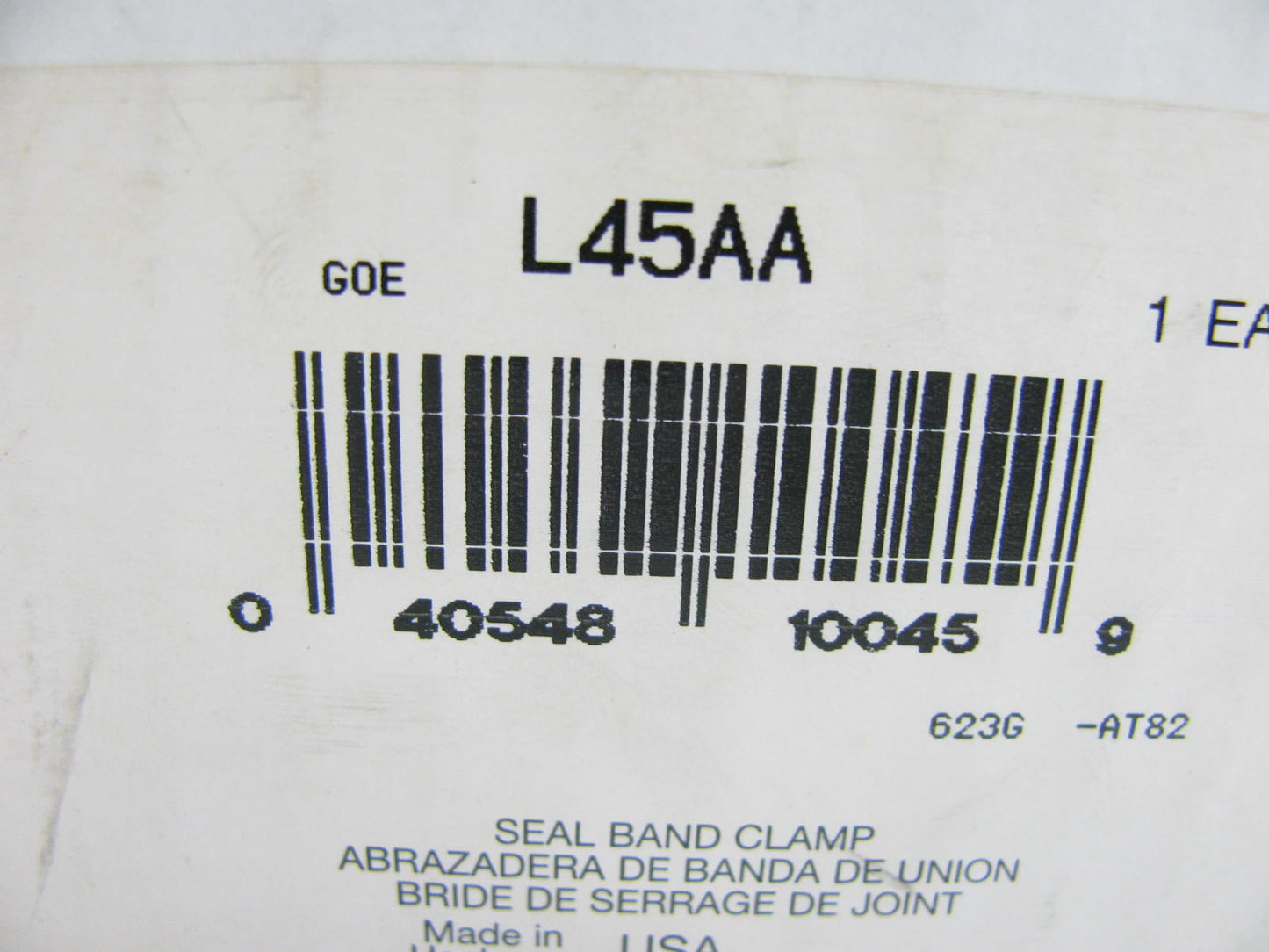 Torctite L45AA Aluminzed Steel Lap Joint Exhaust Band Clamp 4.5'' Diameter 4-1/2''