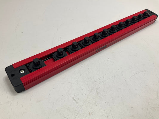 Torin MTSLAS25PMT 1/4'' Magnetic Socket Rack, Holds 12 Sockets