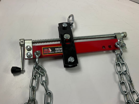Torin T32100 1500 Pound Adjustable Engine Lift Hoist Leveler With 10'' Chains