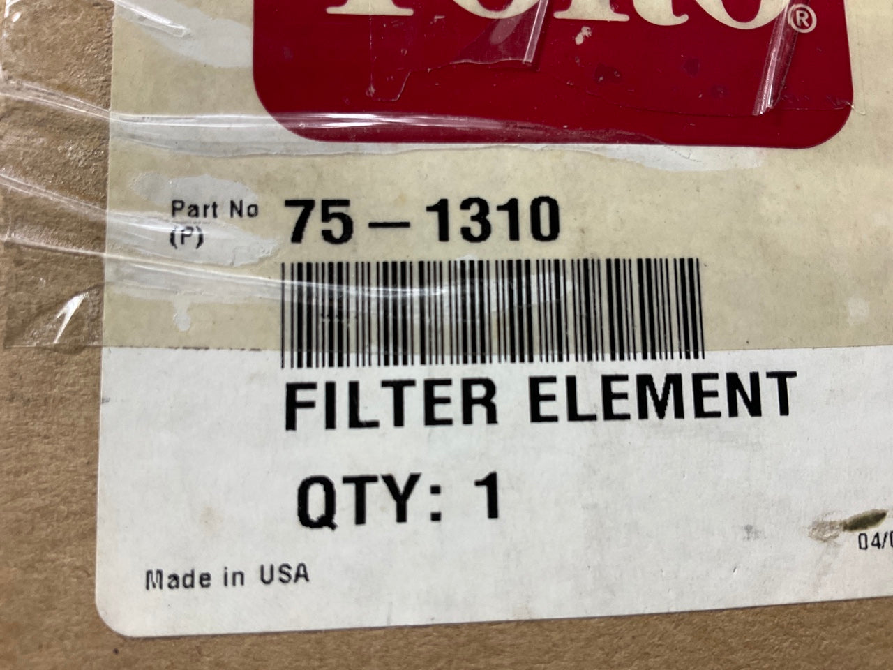 (2) Toro 75-1310 Hydraulic Filter For Greensmaster 3200 3200D