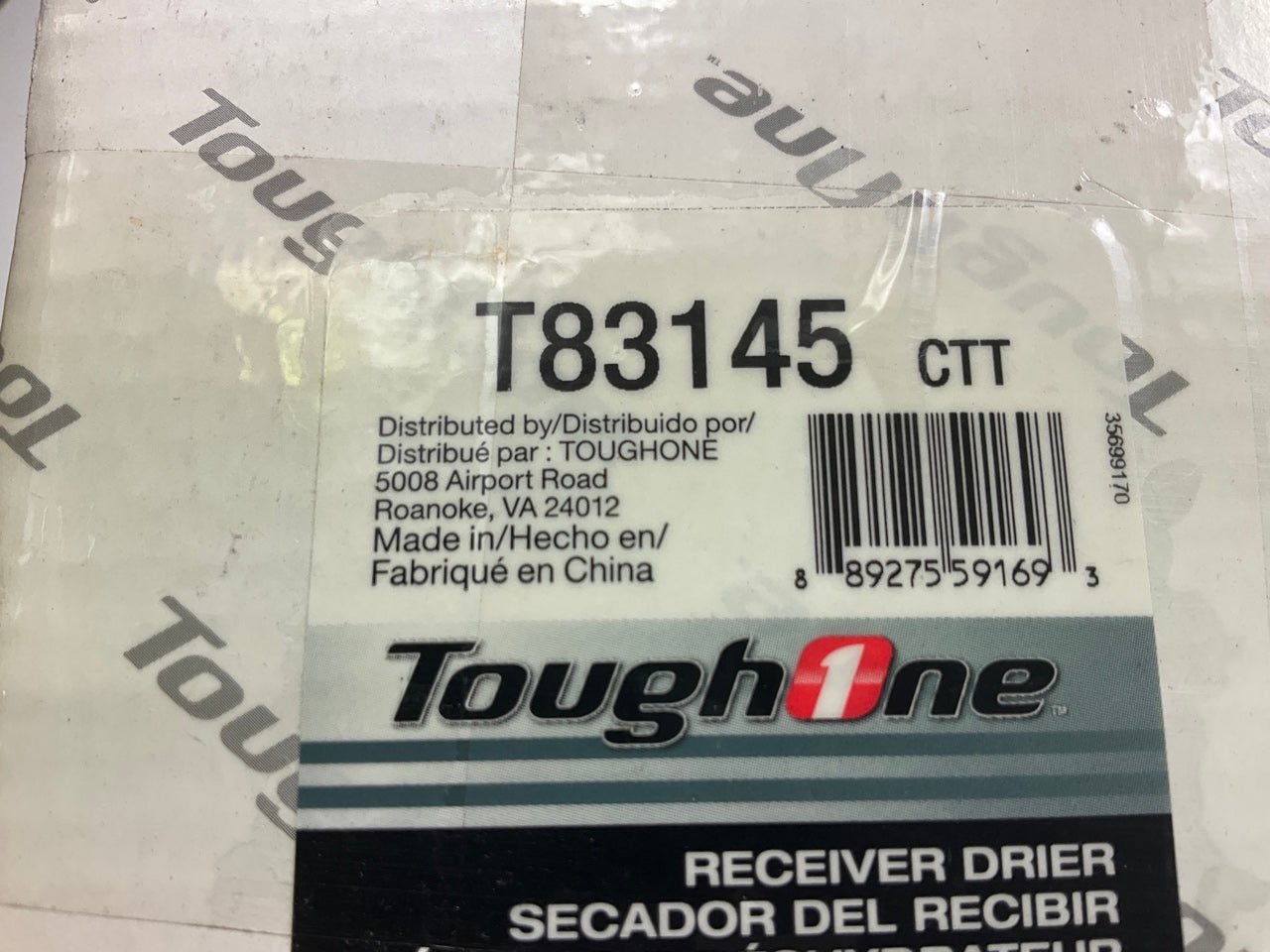 Tough One T83145 A/C Receiver Drier