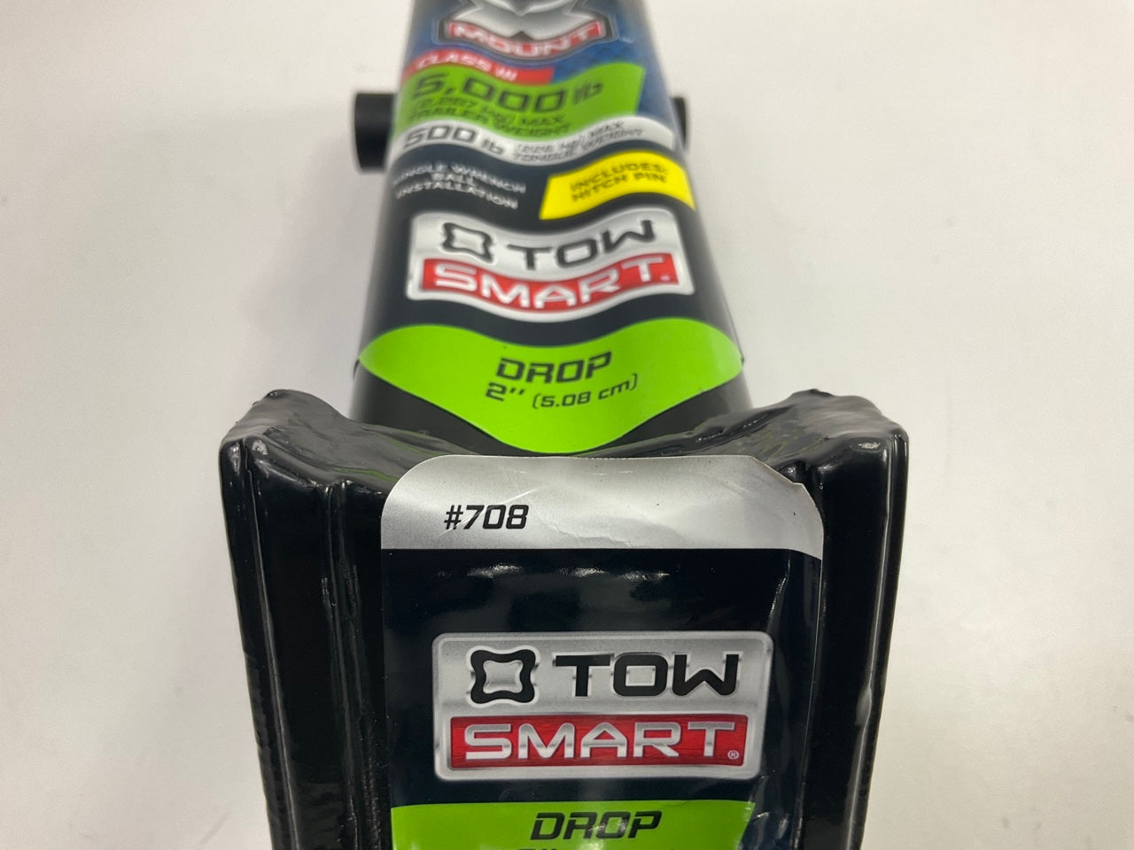 Towsmart 708 Class 3 5000 Lbs Mount Starter Kit W/ 2'' Ball, 2'' Drop Or 3/4'' Rise