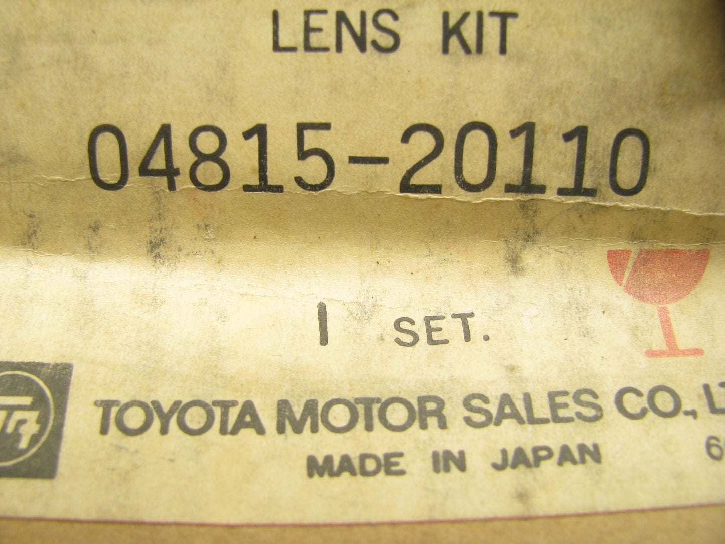 NOS - OEM Toyota 04815-20110 Rear Right Tail Light Lamp For 1973-1978 Corona