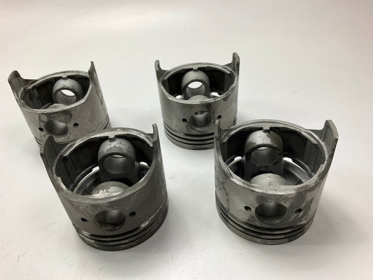NOS - OEM Toyota 13104-33014 Engine Piston Set 0.75mm Size - 6R 1.7L, 8R 1.9L