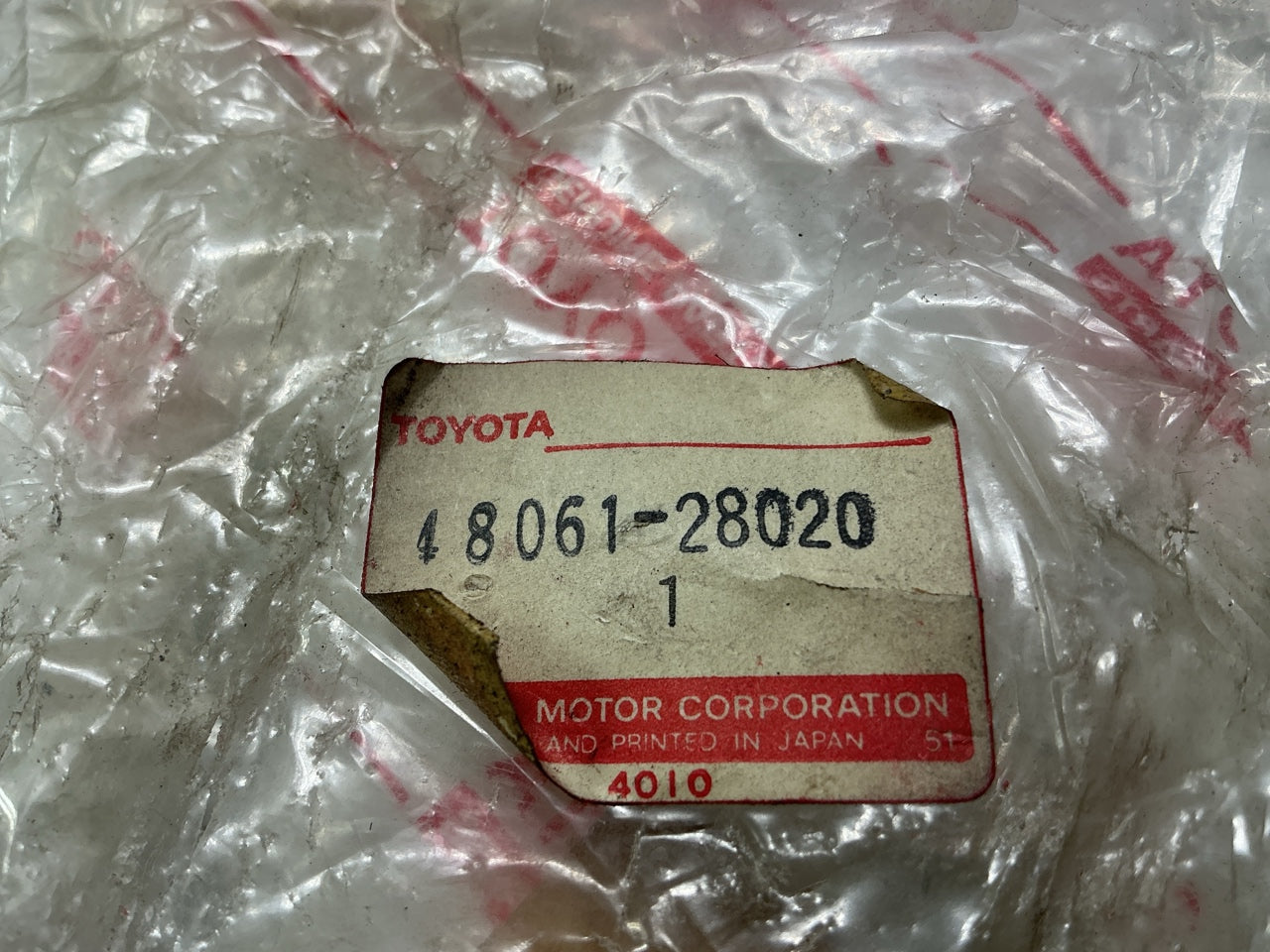 (2) NOS Toyota 48061-28020 Lower Control Arm Bushings For 1986-1989 Toyota Van
