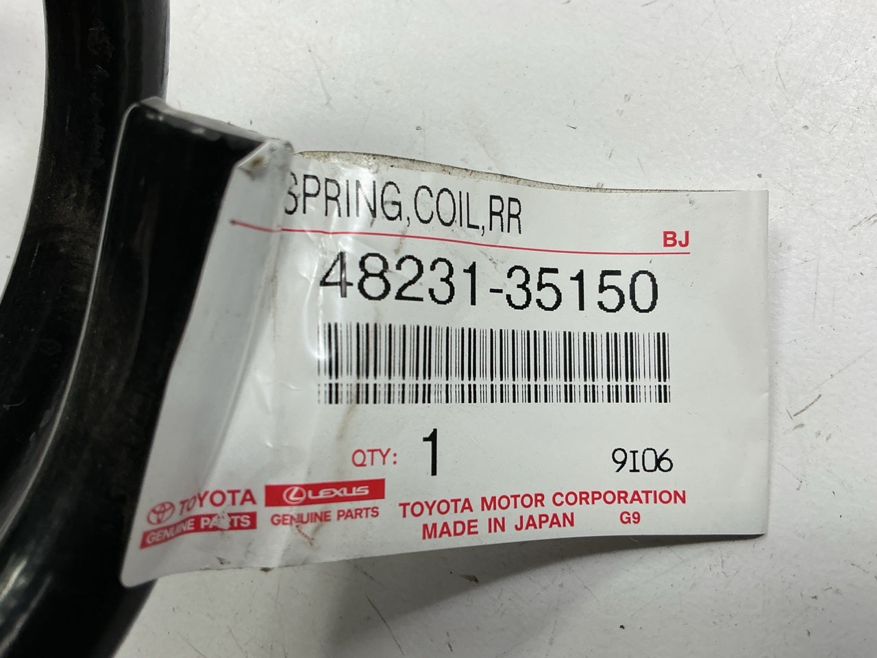 (2) OEM Toyota 48231-35150 Rear Coil Spring 96-00 Toyota 4Runner 4WD, 16'' Wheel