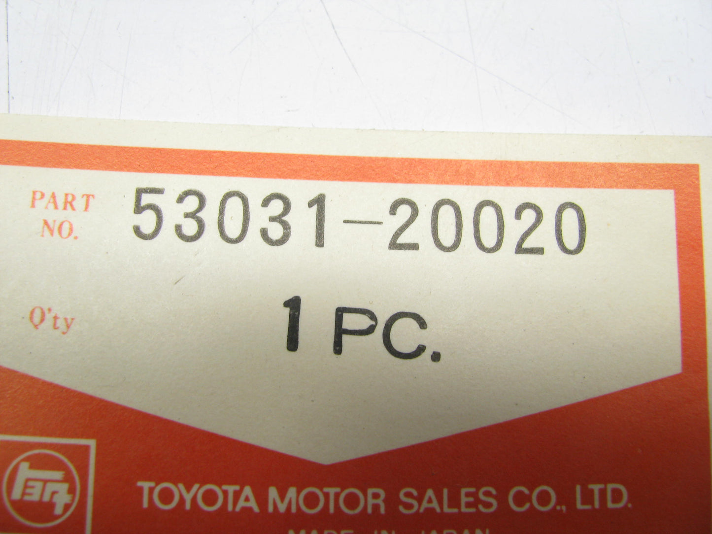 NOS OEM Headlight Trim Ring 53031-20020 For Toyota ??????????