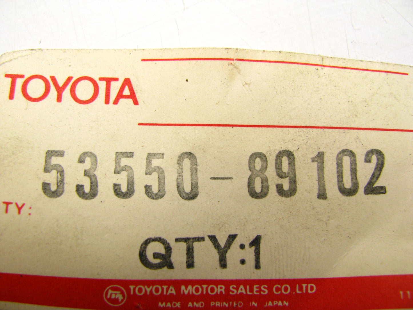 NOS OEM Hood Auxiliary Catch Latch 53550-89102 For 1972-1978 Toyota Hilux