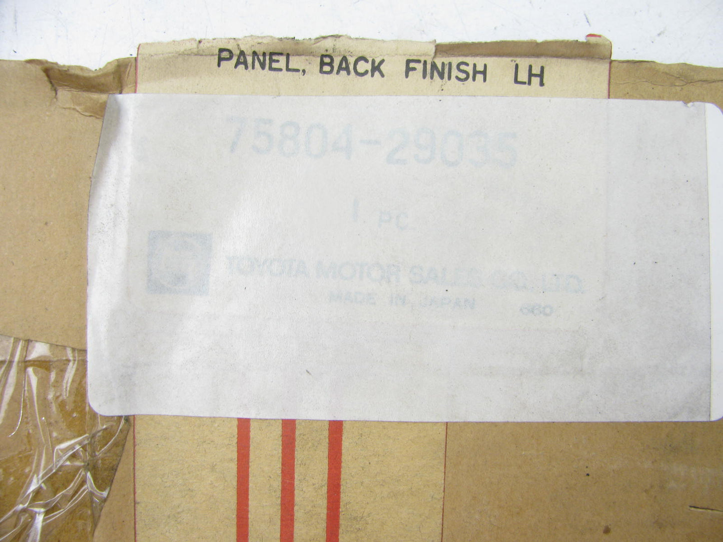 Nos OEM Toyota Tail Light Trim Ring 75804-29035