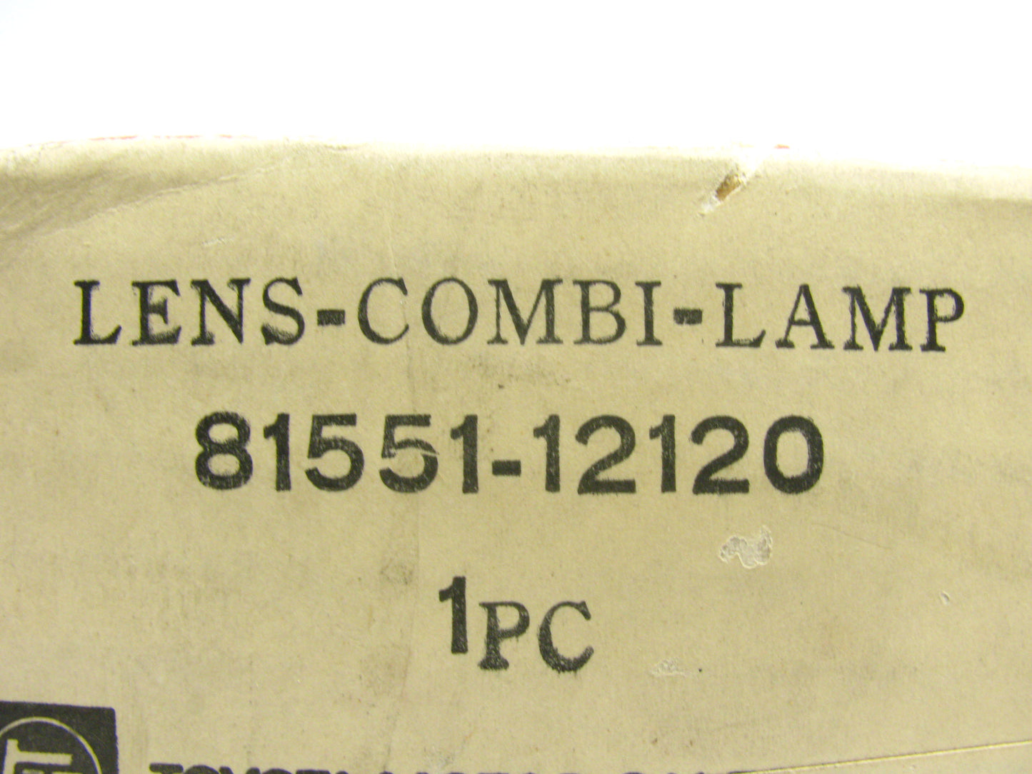 NOS Toyota 8155112120 Tail Light Lamp Lens ONLY 1968-70 Toyota Corolla Sprinter