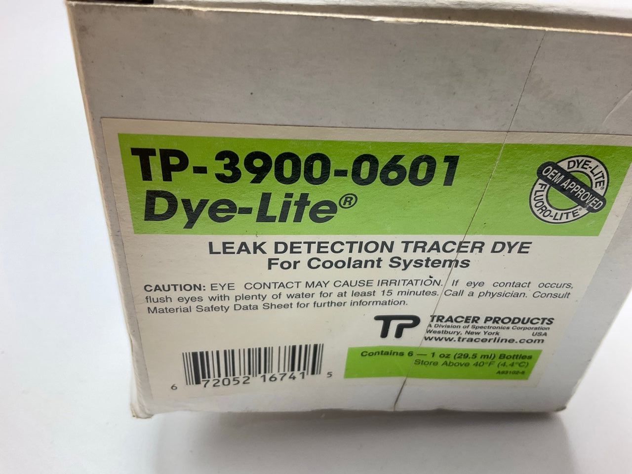 Tracerline TP-3900-0601 Coolant Leak Detection Dye - (4) 1 Oz (30 Ml) Bottles