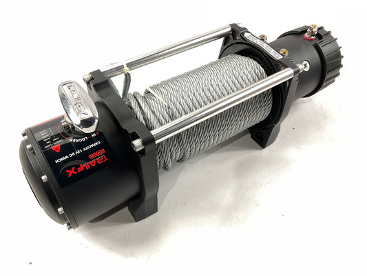 Trail FX W08B Vehicle Recovery Winch Kit, 12 Volt, 8,000 Lbs W/ Remote Control