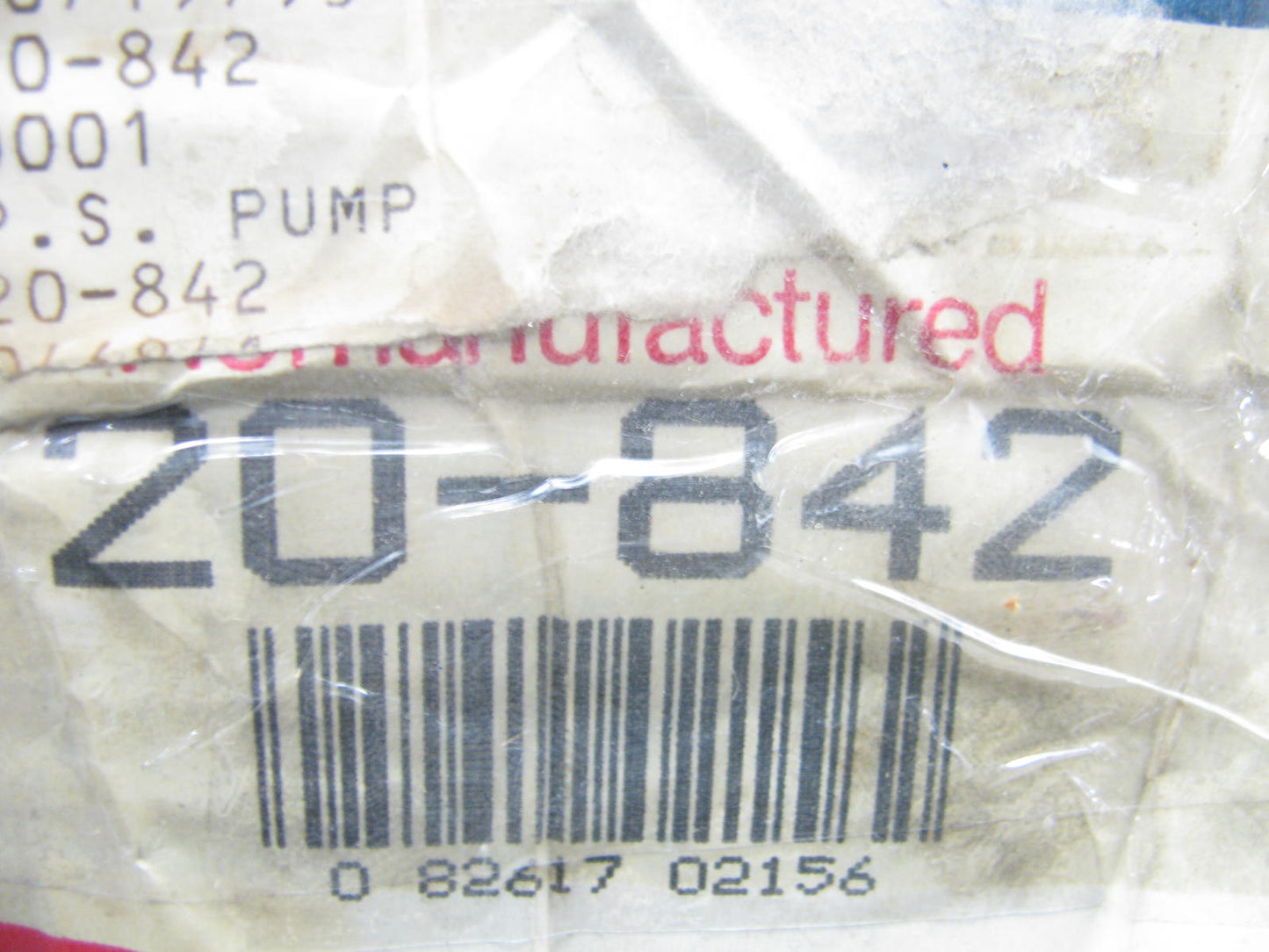 Trak Auto 20-842 Remanufactured Power Steering Pump W/O Reservoir