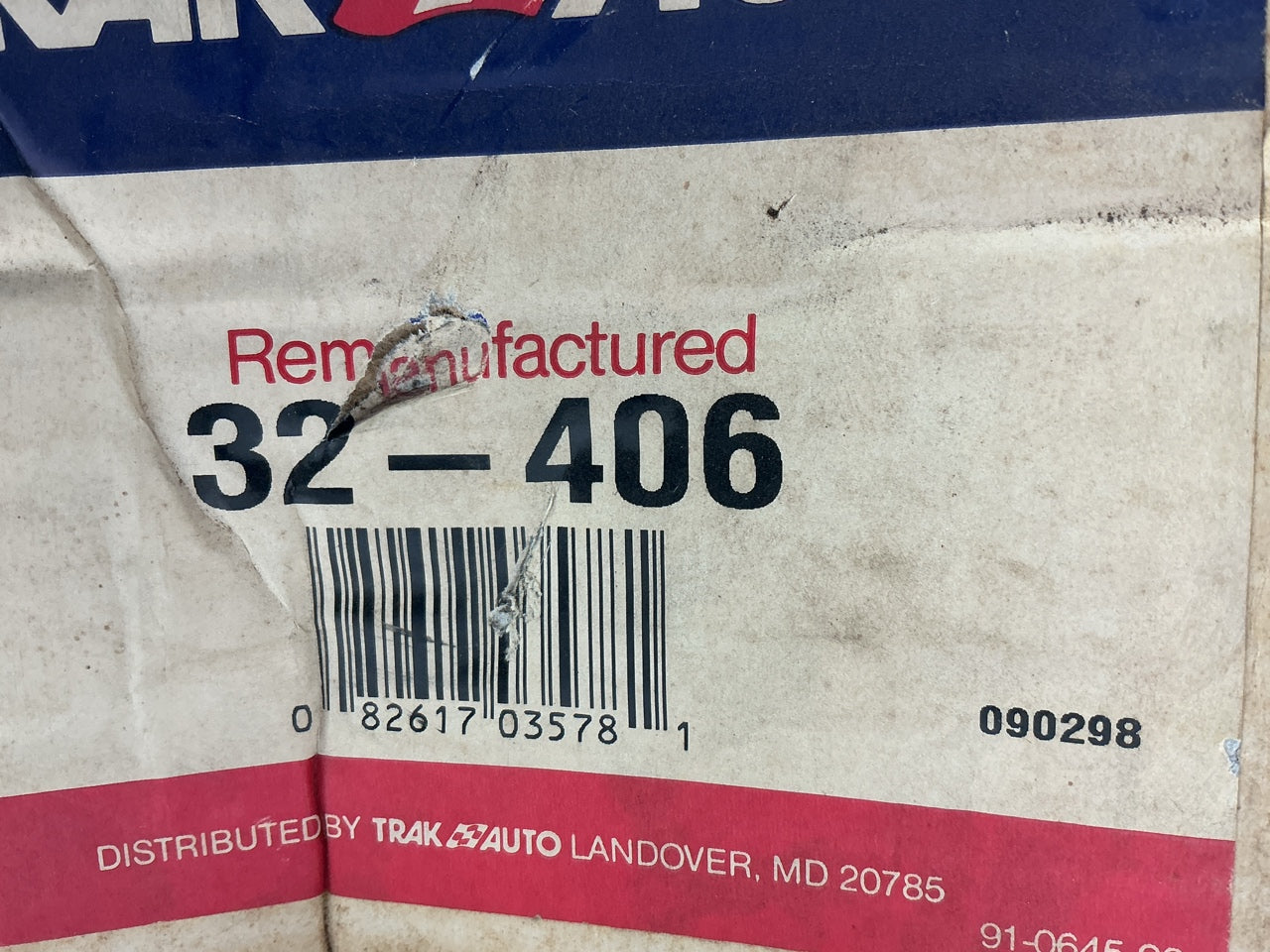 REMAN. Trak Auto 32-406 Smog Air Pump Secondary Air Injection Pump