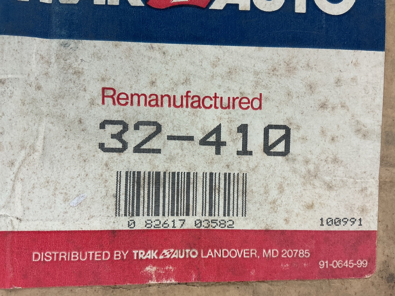 REMAN. Trak Auto 32-410 Smog Air Pump Secondary Air Injection Pump