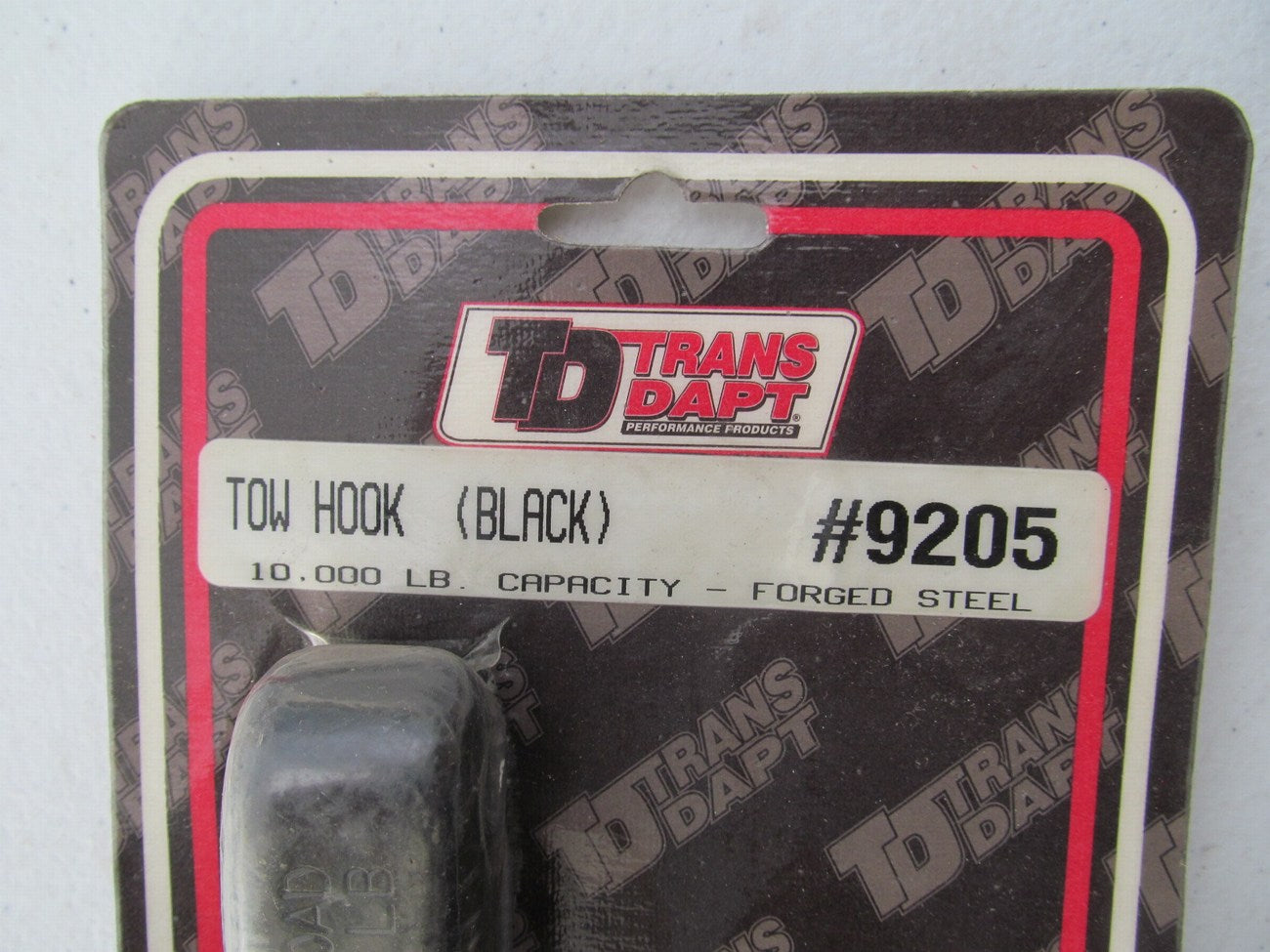Trans-dapt 9205 Tow Hook, Black, 10,000 Lb. Capacity