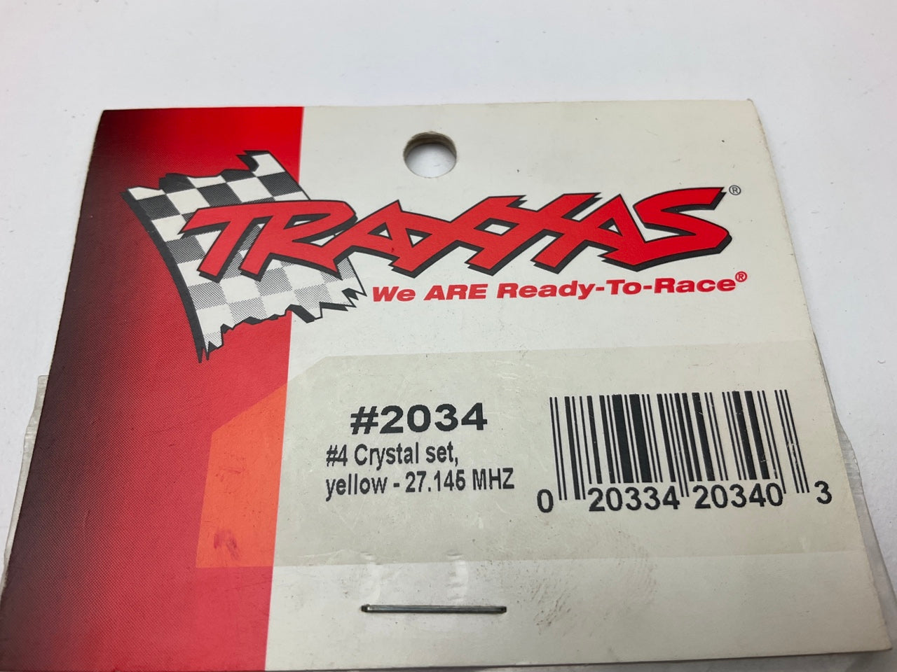 Traxxas 2034 #4 Crystal Set, Yellow, 27.145Mhz