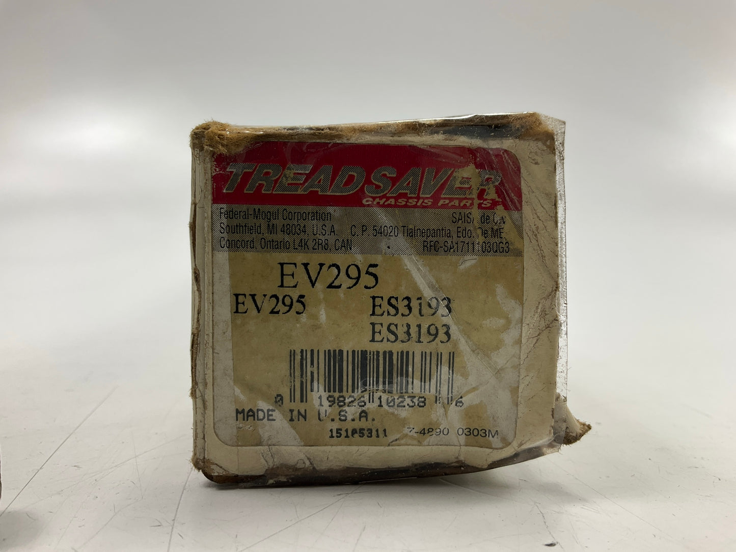 Tread Saver EV295 Front Inner Steering Tie Rod End