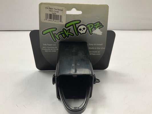 TrikTopz 1227H 2'' Trailer Hitch Receiver Cover We Back The Badge Police Support